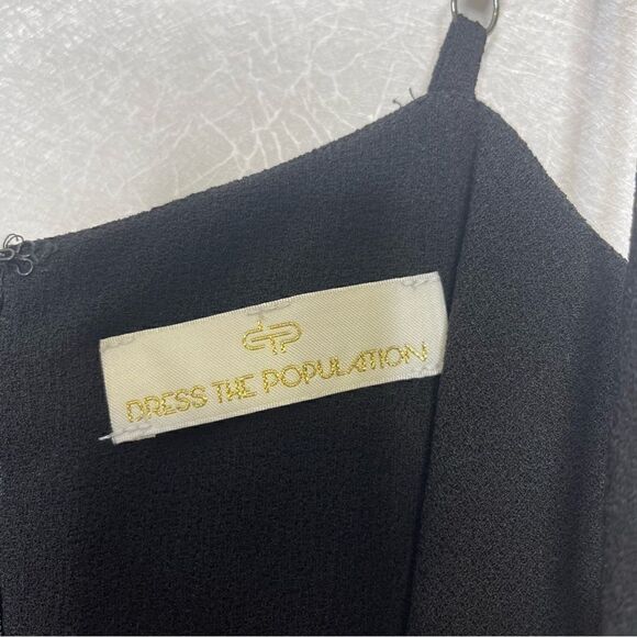 DRESS the Population Rainbow Sequin Tulle Party Dress S - Picture 3 of 3